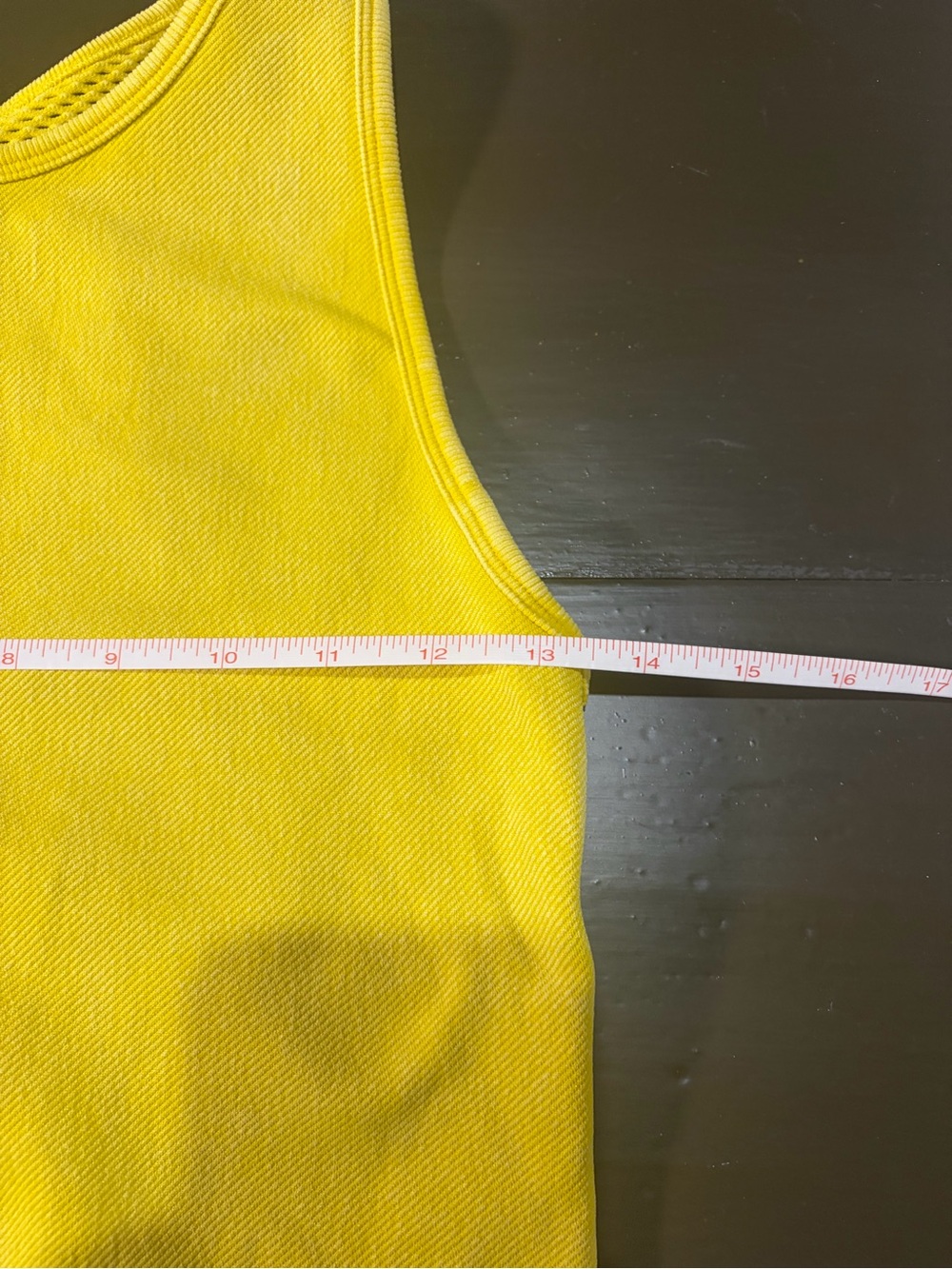JoyLab Sunny Yellow Women's Cropped Tank Top. - Picture 6 of 7